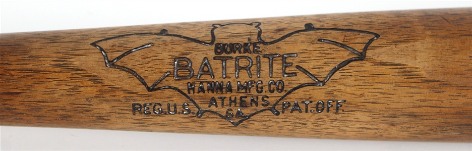 1926-1930 Babe Ruth New York Yankees “Bat Logo” Hanna Batrite Professional “Ruth” Player Exclusive Model Game Used Bat (MEARS)