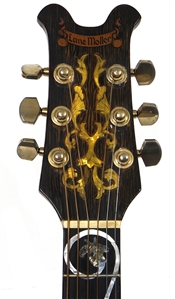 Fleetwood Mac Lindsey Buckingham “Mirage” Album Recording Session Used Custom Moller OV-6F Acoustic Guitar - Stage Used by Johnny Cash & Studio Used by Tom Petty, Neil Young & More (Buckingham LOA)