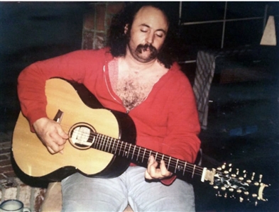 Fleetwood Mac Lindsey Buckingham “Mirage” Album Recording Session Used Custom Moller OV-6F Acoustic Guitar - Stage Used by Johnny Cash & Studio Used by Tom Petty, Neil Young & More (Buckingham LOA)
