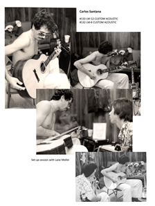 Fleetwood Mac Lindsey Buckingham “Mirage” Album Recording Session Used Custom Moller OV-6F Acoustic Guitar - Stage Used by Johnny Cash & Studio Used by Tom Petty, Neil Young & More (Buckingham LOA)