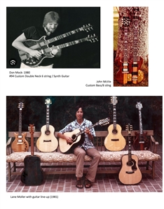 Fleetwood Mac Lindsey Buckingham “Mirage” Album Recording Session Used Custom Moller OV-6F Acoustic Guitar - Stage Used by Johnny Cash & Studio Used by Tom Petty, Neil Young & More (Buckingham LOA)