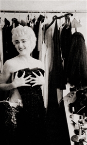 Madonna Life Magazine Photo Shoot Worn Black Gown