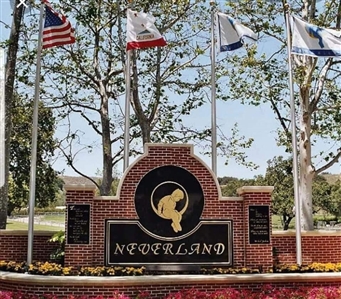 Michael Jackson Owned Neverland Valley Ranch Flag