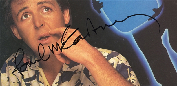 Paul McCartney Signed “Give my Regards to Broad Street” Album (REAL)
