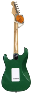Eric Clapton Played & Signed Clapton Signature Model Green Fender Stratocaster Electric Guitar with Fender Hard Case All Tags (REAL)