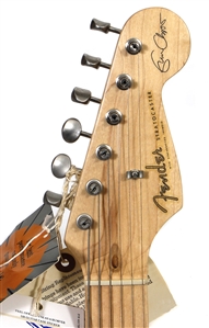 Eric Clapton Played & Signed Clapton Signature Model Green Fender Stratocaster Electric Guitar with Fender Hard Case All Tags (REAL)