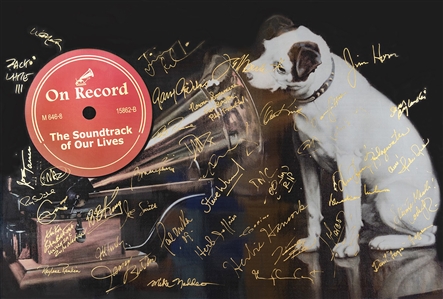 The Soundtrack of Our Lives Signed One-Of-A-Kind Posters (2) - Featuring Ringo Starr, Eric Clapton, & 80 More! (Maxim Langstaff Collection) (Beckett)