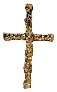 Elvis Presley Owned and Worn Gold Plated Cross Pendant