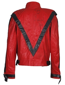 Michael Jackson 2002 Signed Thriller Replica Jacket (JSA)