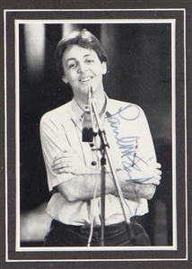 Paul McCartney Signed Photograph