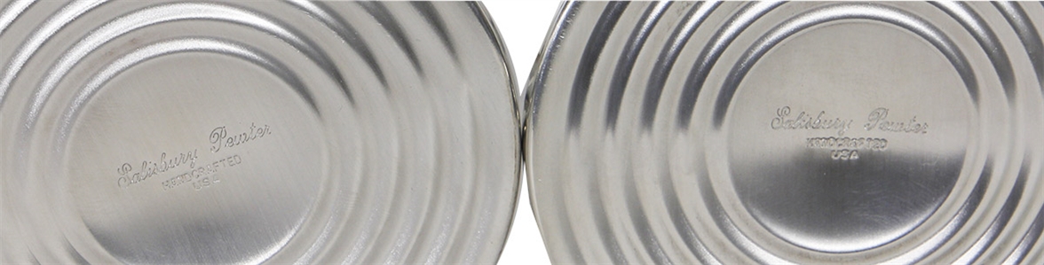 Official White House Stamped Candlesticks Salisbury Pewter