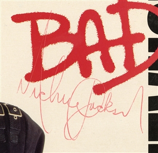 Michael Jackson Vintage Signed “BAD” Album (REAL)