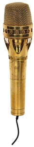 Prince Owned & Extensively Stage Used Iconic Golden Gun Microphone - Used During “Diamonds & Pearls” Tour in 1992 Through 2004 Musicology Tour