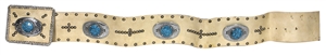 Elvis Presley Owned & Worn Hand-Made Custom Turquoise Belt (Mike McGregor Provenance & RGU)