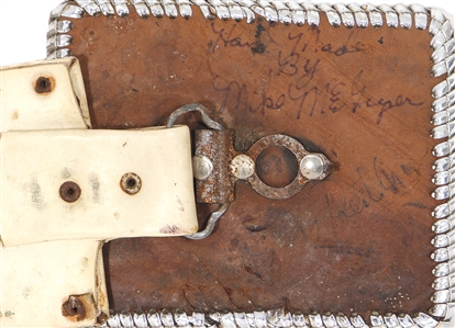 Elvis Presley Owned & Worn Hand-Made Custom Turquoise Belt (Mike McGregor Provenance & RGU)