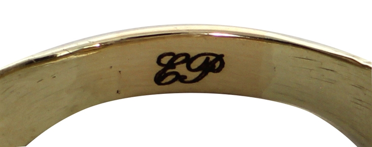 Elvis Presley Owned & Worn Diamond Cluster 14kt Yellow Gold Ring (RGU)
