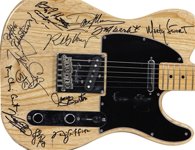 Jeff Beck, Robby Krieger & More Signed Guitar (Maxim Langstaff Collection)