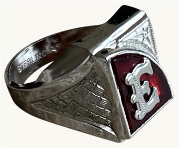 Elvis Presley Personally Owned & Worn “E” Ring
