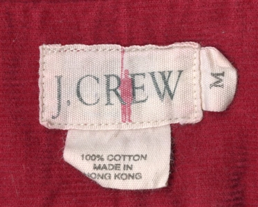 Michael Jackson Owned & Worn Iconic Red Button-Down T-Shirt Photo Matched (Frank Cascio)