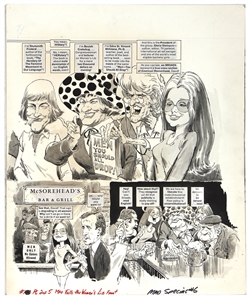 Jack Rickard MAD Magazine Special #6 Mad Visits the Women's Liberation Front” Original Artwork