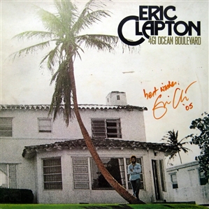 Eric Clapton Signed 461 Ocean Boulevard Album (REAL)