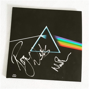 Roger Waters & Nick Mason Signed Dark Side of the Moon Album (JSA & FA)