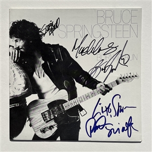 Bruce Springsteen & The E Street Band (4) Signed Born to Run Album (JSA & REAL)
