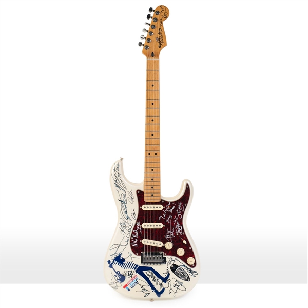 Fender Guitar Heroes Custom Stratocaster Played & Signed by Ringo Starr, Eric Clapton, David Gilmour, Bruce Springsteen, Slash & More - From Teenage Cancer Trust Charity & Used For “Heroes Going Home”
