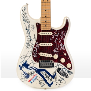 Fender Guitar Heroes Custom Stratocaster Played & Signed by Ringo Starr, Eric Clapton, David Gilmour, Bruce Springsteen, Slash & More - From Teenage Cancer Trust Charity & Used For “Heroes Going Home”