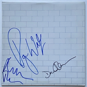 Pink Floyd (3) Signed The Wall Album (JSA)
