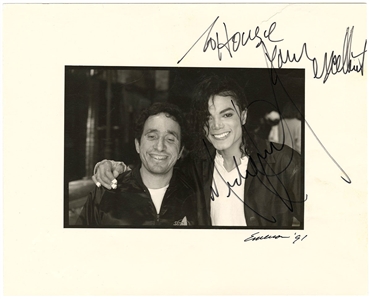 Michael Jackson Original Signed “Dangerous" Era Photograph (JSA & REAL)