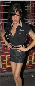 Amy Winehouse Owned & Worn Wool Blend Tweed Freda Mini Skirt