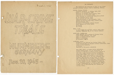 Nuremberg Trials Archive