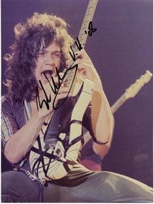 Eddie Van Halen Signed Photograph (REAL)