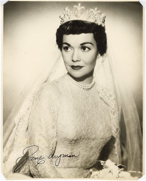 Jane Wyman Signed Photograph