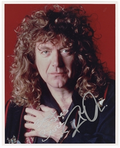 Robert Plant Signed Photograph