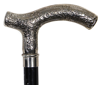 Elvis Presley Owned & Used Silver Cane