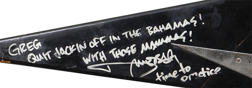 Dimebag Darrell Signed & Smashed Signature Guitar