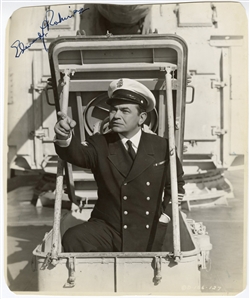 Edward Robinson Signed Photograph