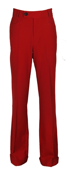 Harry Styles 2021 Winter “Dazed" Magazine Photoshoot Worn Red Ernest Baker Pants