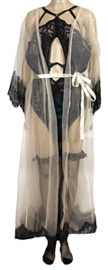 Lizzo 2019 “Hustlers" Screen Used Robe, Black Bodysuit and Various Jewelry.