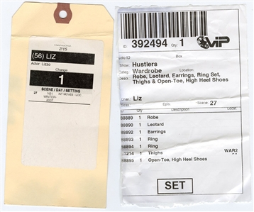 Lizzo 2019 “Hustlers Screen Used Robe, Black Bodysuit and Various Jewelry.