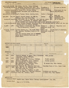 Malcolm X Prison Document