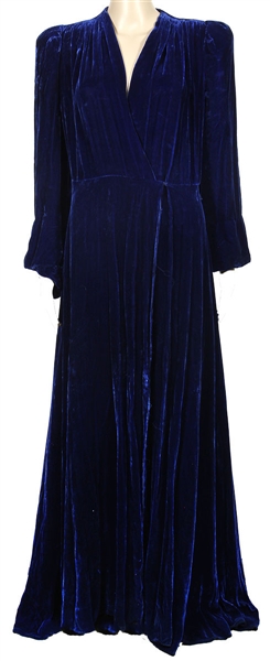 Stevie Nicks Owned and Worn Dark Long Blue Jacket (Silver Springs Emporium)