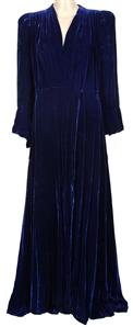 Stevie Nicks Owned and Worn Dark Long Blue Jacket (Silver Springs Emporium)