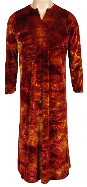 Jim Morrison Owned & Worn Orange and Red Crushed Velvet Tunic Circa 1970