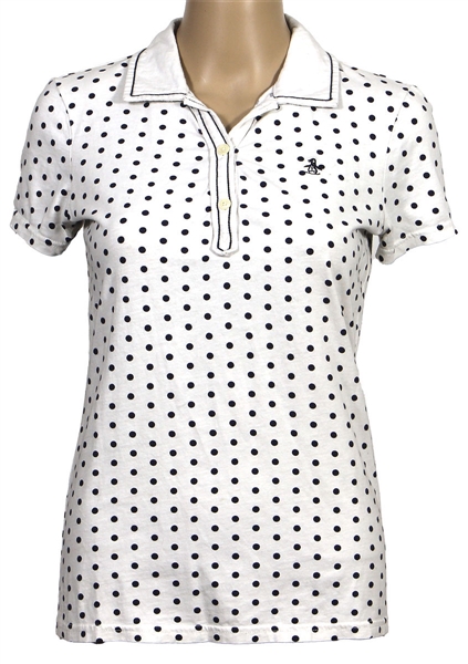 Amy Winehouse Owned & Worn “Pequin" White Polo Style Shirt