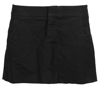 Amy Winehouse Owned & 2005 Worn Black Zara Mini-Skirt