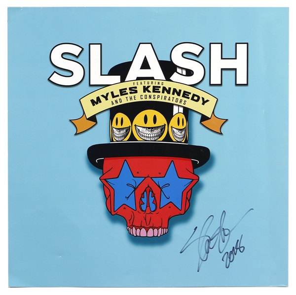 Slash Signed Poster