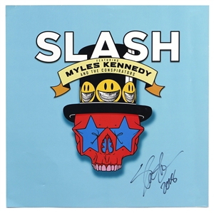 Slash Signed Poster